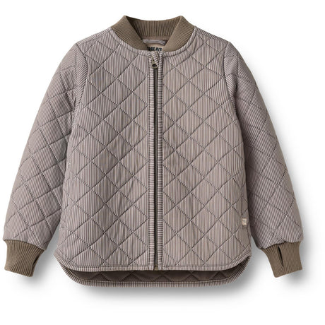 Wheat Brown Stripe Thermo Jakke Loui