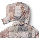Wheat Patchwork Flowers Puffer Frakke Yrsa