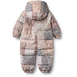 Wheat Patchwork Flowers Puffer Dragt Edem