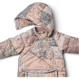 Wheat Patchwork Flowers Puffer Dragt Edem