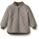 Wheat Brown Stripe Thermo Jakke Loui
