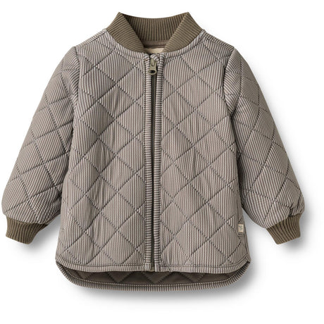 Wheat Brown Stripe Thermo Jakke Loui