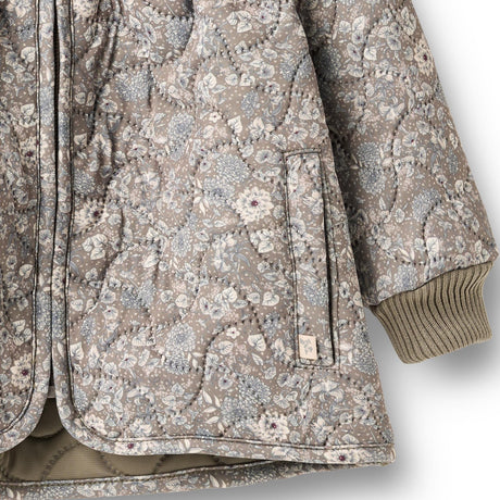 Wheat Grey Stone Flowers Thermo Jakke Thilde