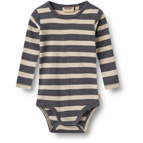 Wheat Greyblue Stripe Body L/S Freddie