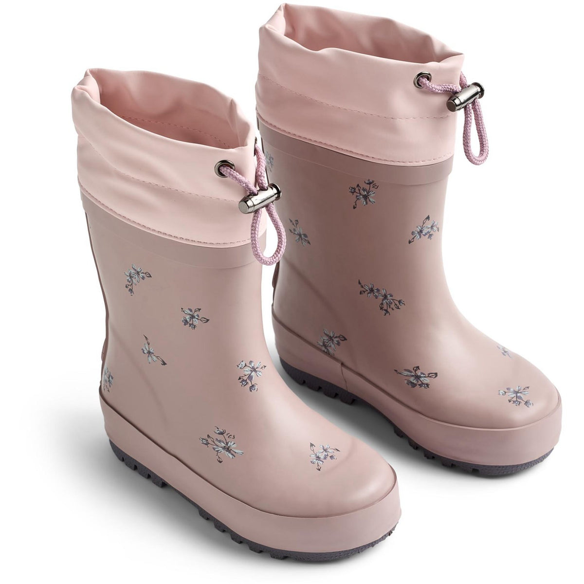 Wheat Dry Rose Flowers Rubber Støvle Thermo