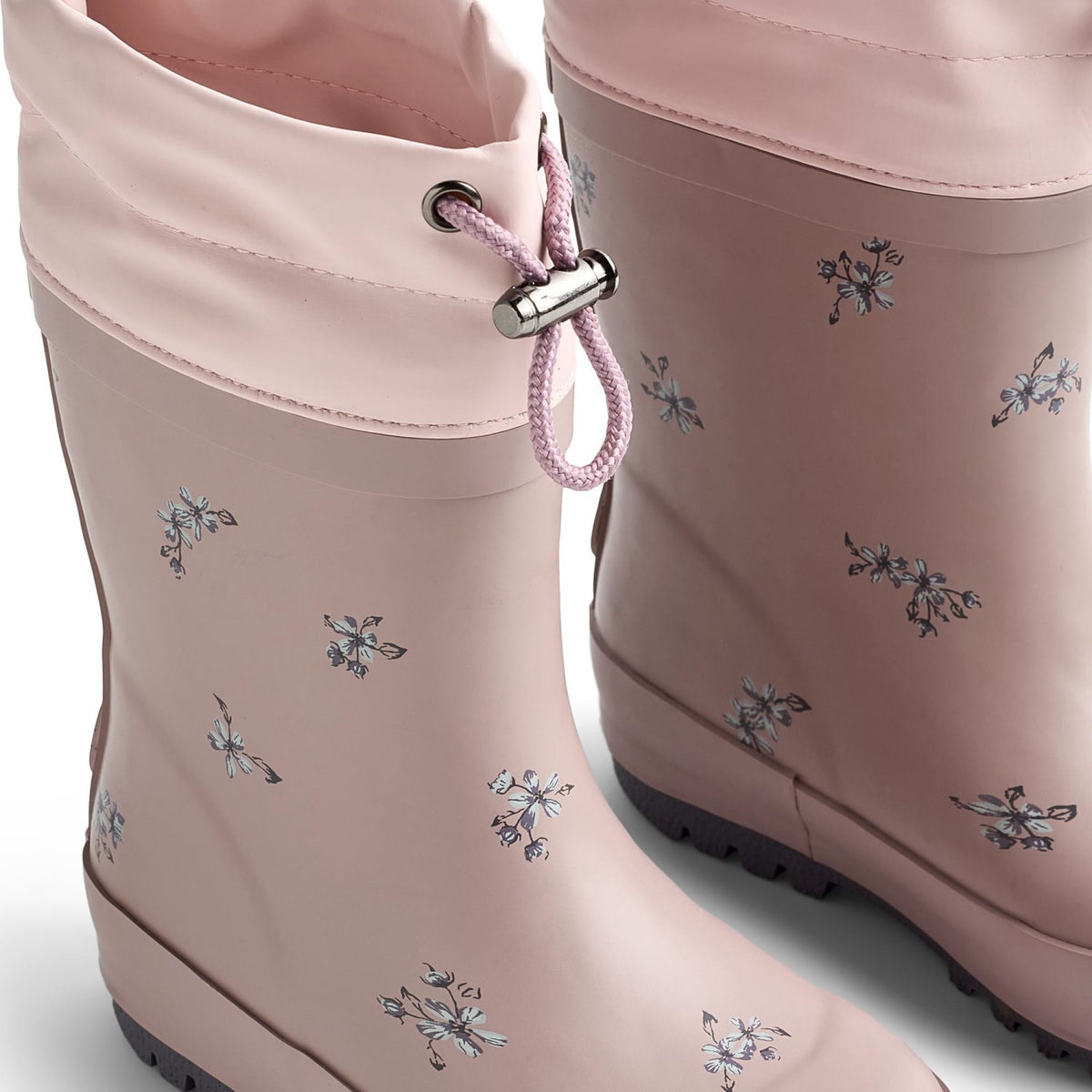 Wheat Dry Rose Flowers Rubber Støvle Thermo