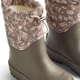 Wheat Dry Wood Snow Flowers Thermo Snowboot Drizzle