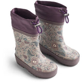 Wheat Soft Sand Flowers Rubber Støvle Thermo