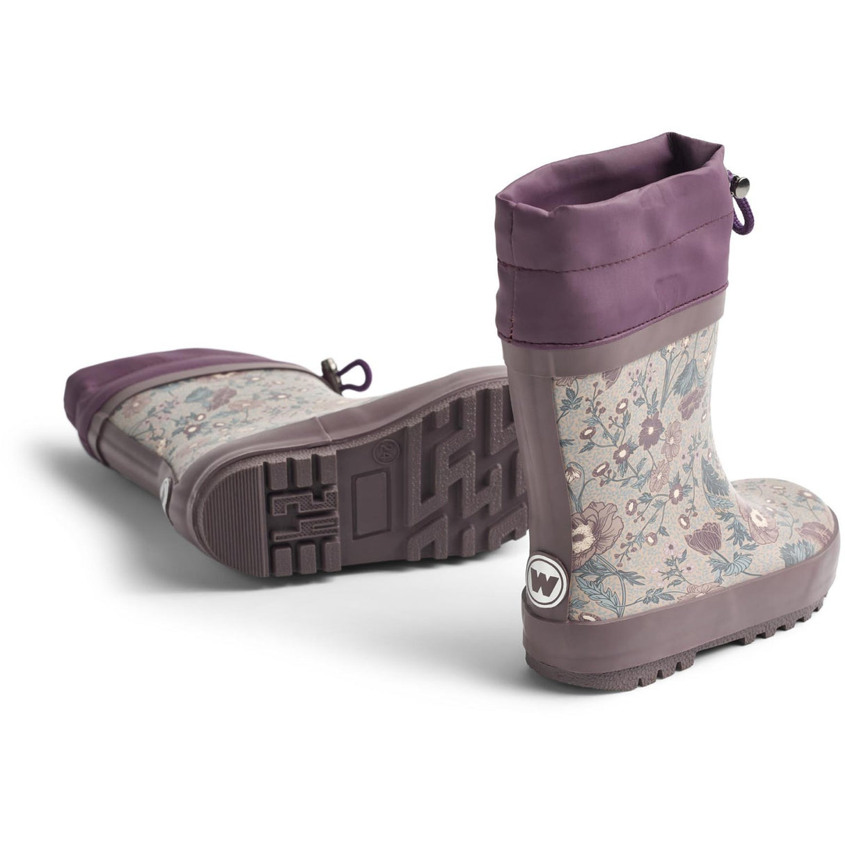 Wheat Soft Sand Flowers Rubber Støvle Thermo