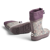 Wheat Soft Sand Flowers Rubber Støvle Thermo