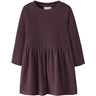 Name It Catawba Grape Nmfveloa Ls Fløjl Kjole