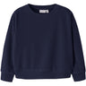 Name It Evening Blue Nmfveloa Ls Fløjl Kort Top