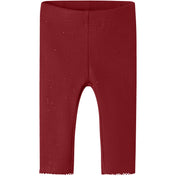 Name It Red Dahlia Nbfrosally Leggings