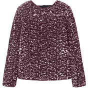 Name It Catawba Grape Nkfrusitta Ls Sløjfe Bluse