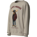 Name It Island Fossil Skate Moose Nkmvoto Ls Nreg Sweat Bru