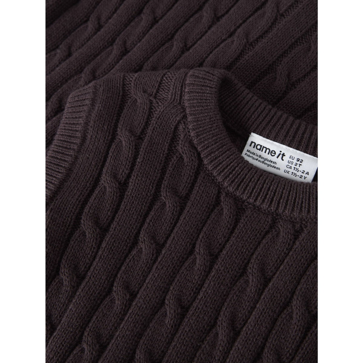 Name It Chocolate Plum Nmmraffat Strik Slipover