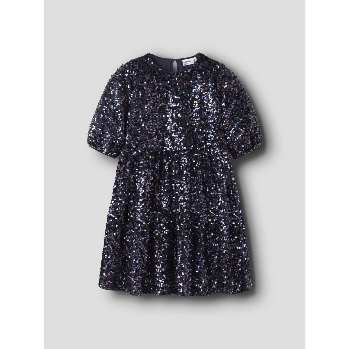 Name It Evening Blue Nkfrinoa 3/4 Sl Kjole