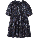 Name It Evening Blue Nkfrinoa 3/4 Sl Kjole