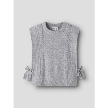 Name It Grey Melange Nkfrianni Strik Vest