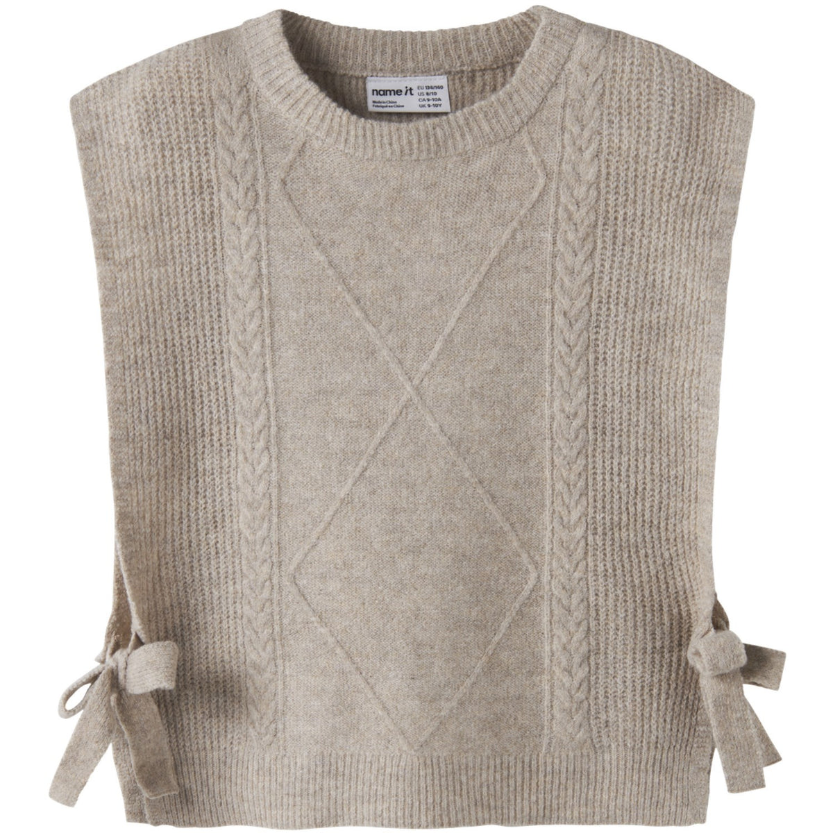 Name It Island Fossil Nkfrianni Strik Vest