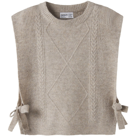 Name It Island Fossil Nkfrianni Strik Vest