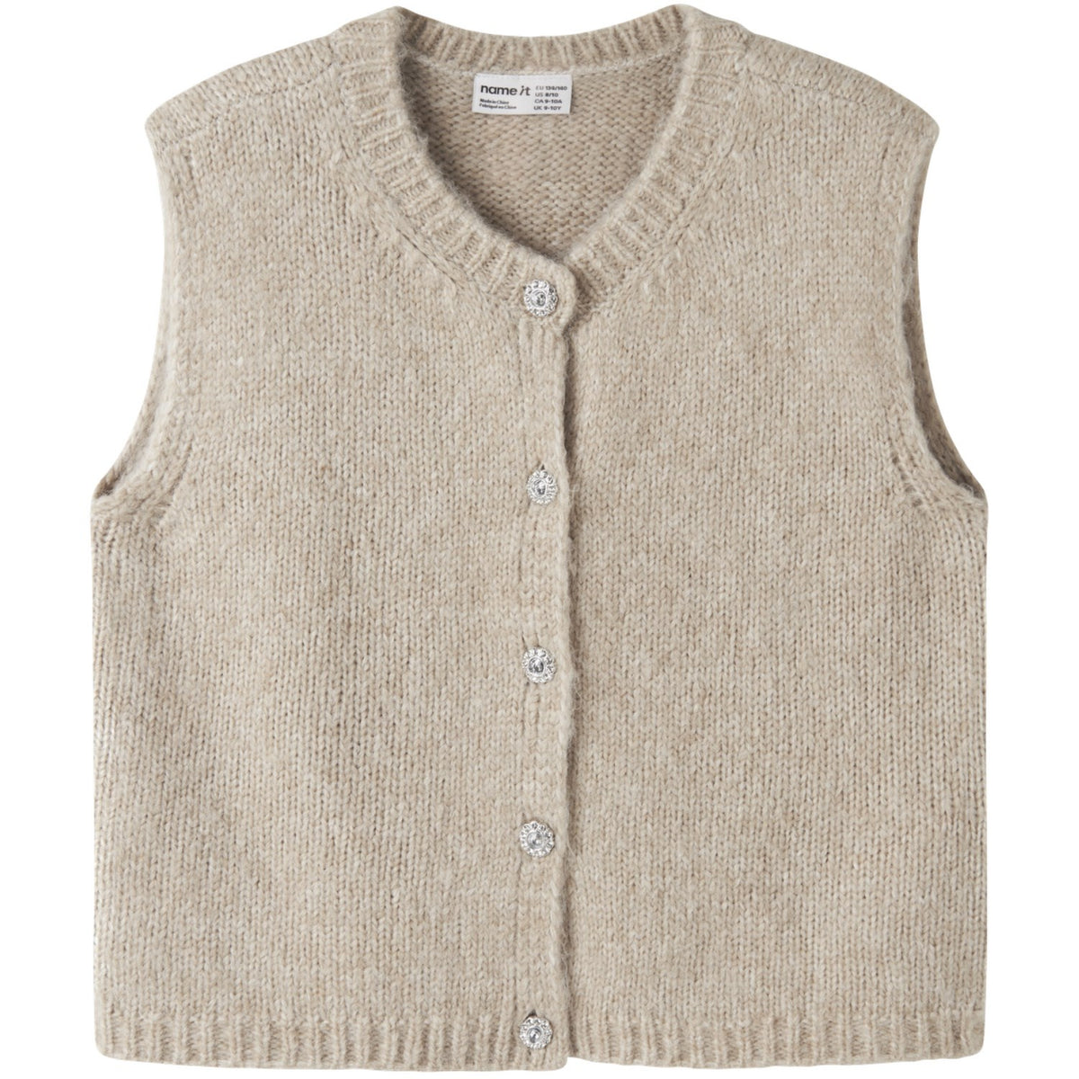 Name It Peyote Melange Nkfreta Strik Vest