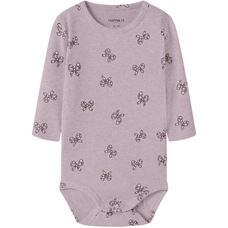 Name It Mauve Shadows Nbfrulies Ls Body