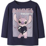 Name It Evening Blue Nmfoda Stitch Ls Nreg Top Æske Wdi