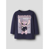 Name It Evening Blue Nmfoda Stitch Ls Nreg Top Æske Wdi