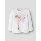 Name It Bright White Nmfordi Barbie Ls Top Æske Mat