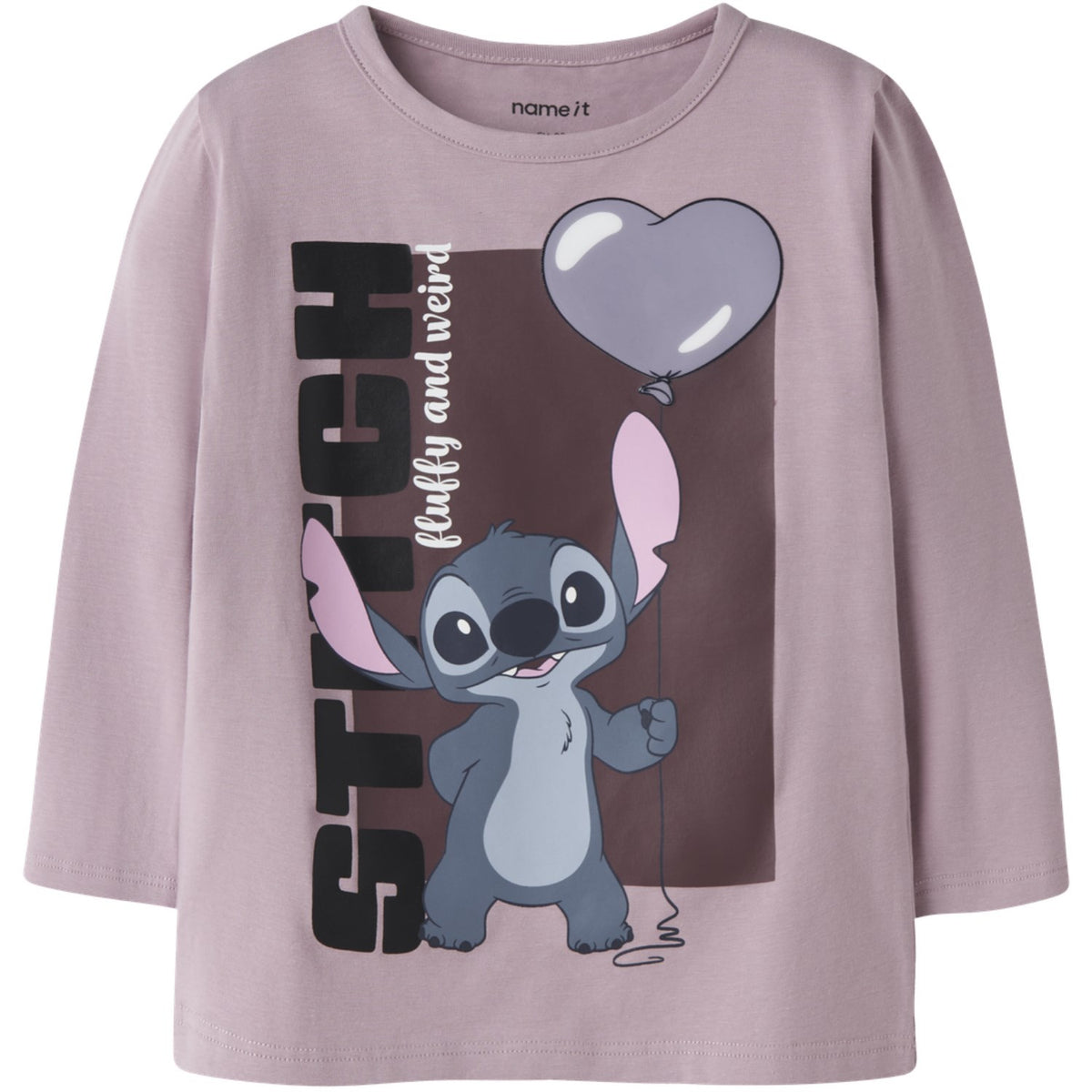 Name It Mauve Shadows Nmfoda Stitch Ls Nreg Top Æske Wdi
