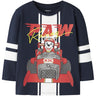 Name It Navy Blazer Nmmoliver Paw Ls Nreg Top Æske Cplg