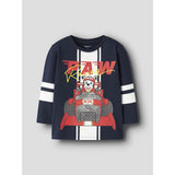 Name It Navy Blazer Nmmoliver Paw Ls Nreg Top Æske Cplg