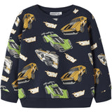 Name It Navy Blazer Nmmnath Hotwheels Nreg Sweat Bru Mat