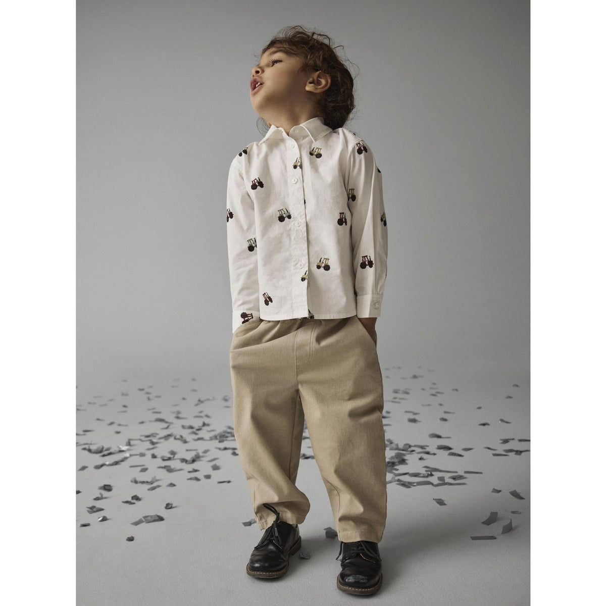 Name It Bright White Nmmractor Ls Skjorte