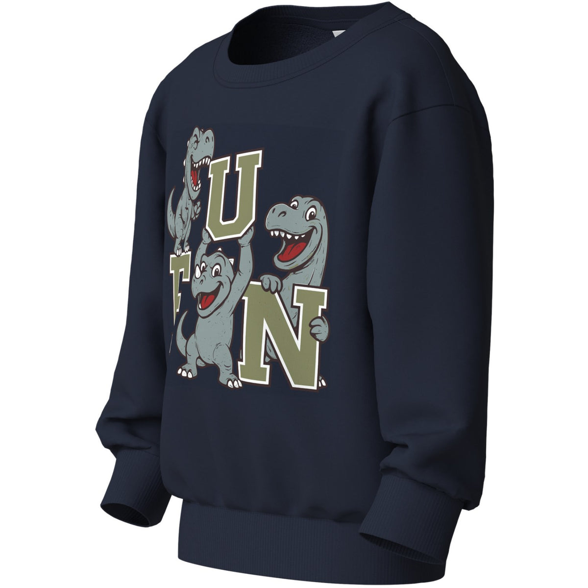 Name It Navy Blazer Dino Fun Nmmvildar Ls Nreg Sweat Bru