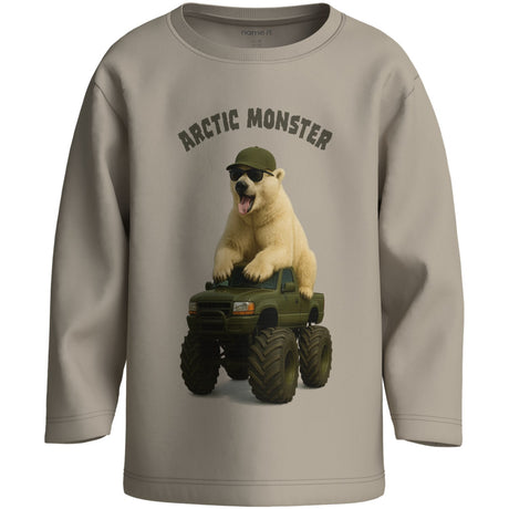 Name It Island Fossil Monstertruck Polar Bear Nmmvoto Ls Nreg Top