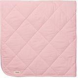 Lalaby Tiny Check Pink Quiltet Baby Tæppe