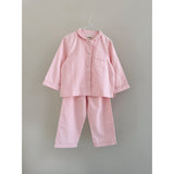 Lalaby Tiny Check Pink Classic Pyjamas