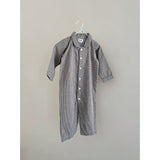 Lalaby Tiny Check Brown Classic Pj Dragt