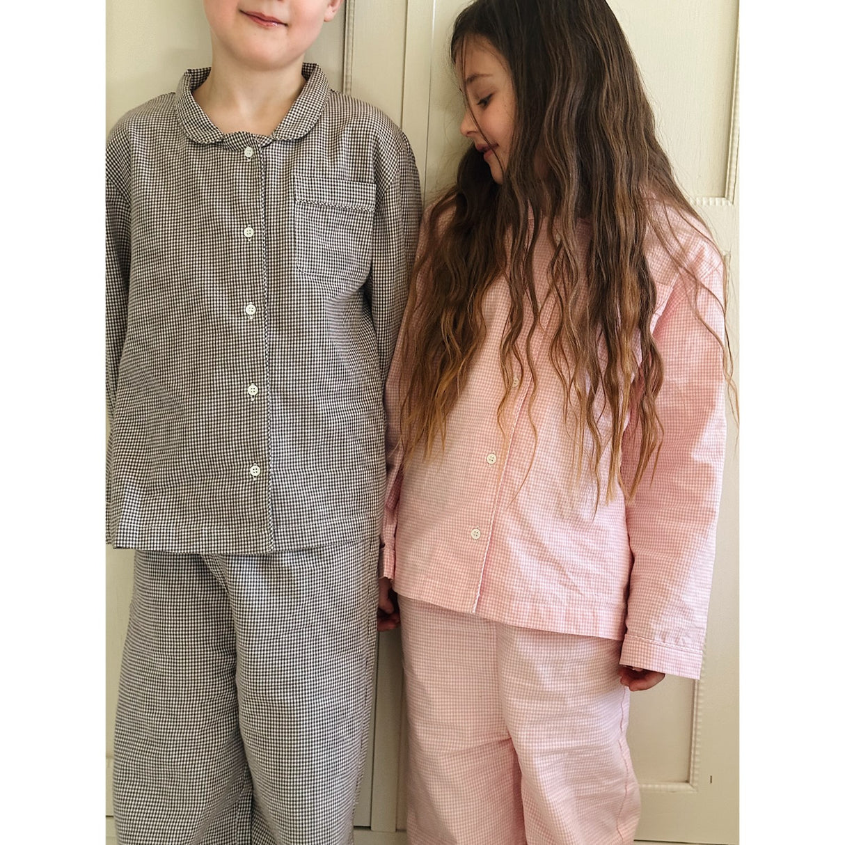 Lalaby Tiny Check Pink Classic Pyjamas