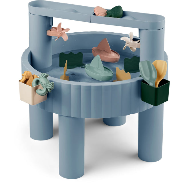 LIEWOOD Aktivitetsbord - Beach Blue / Multi Mix Sepp