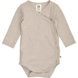 Müsli Balsam Cream/ Walnut Mini Stripe Rib L/S Body