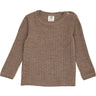 Müsli Walnut Melange Woolly Rib L/S T