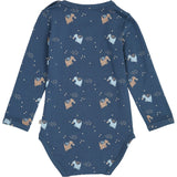 Müsli Navy/ Soft Blue/ Walnut Storybook L/S Body