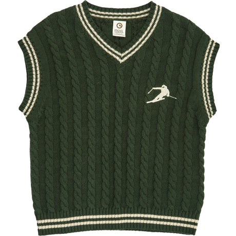 Müsli Forest Green Strik Cable Vest