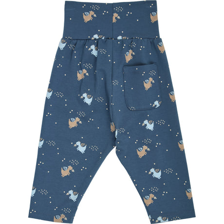 Müsli Navy/ Soft Blue/ Walnut Storybook Bukser Baby
