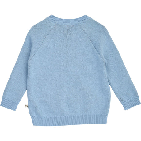 Müsli Soft Blue Storybook Strik Jacquard Sweater Baby