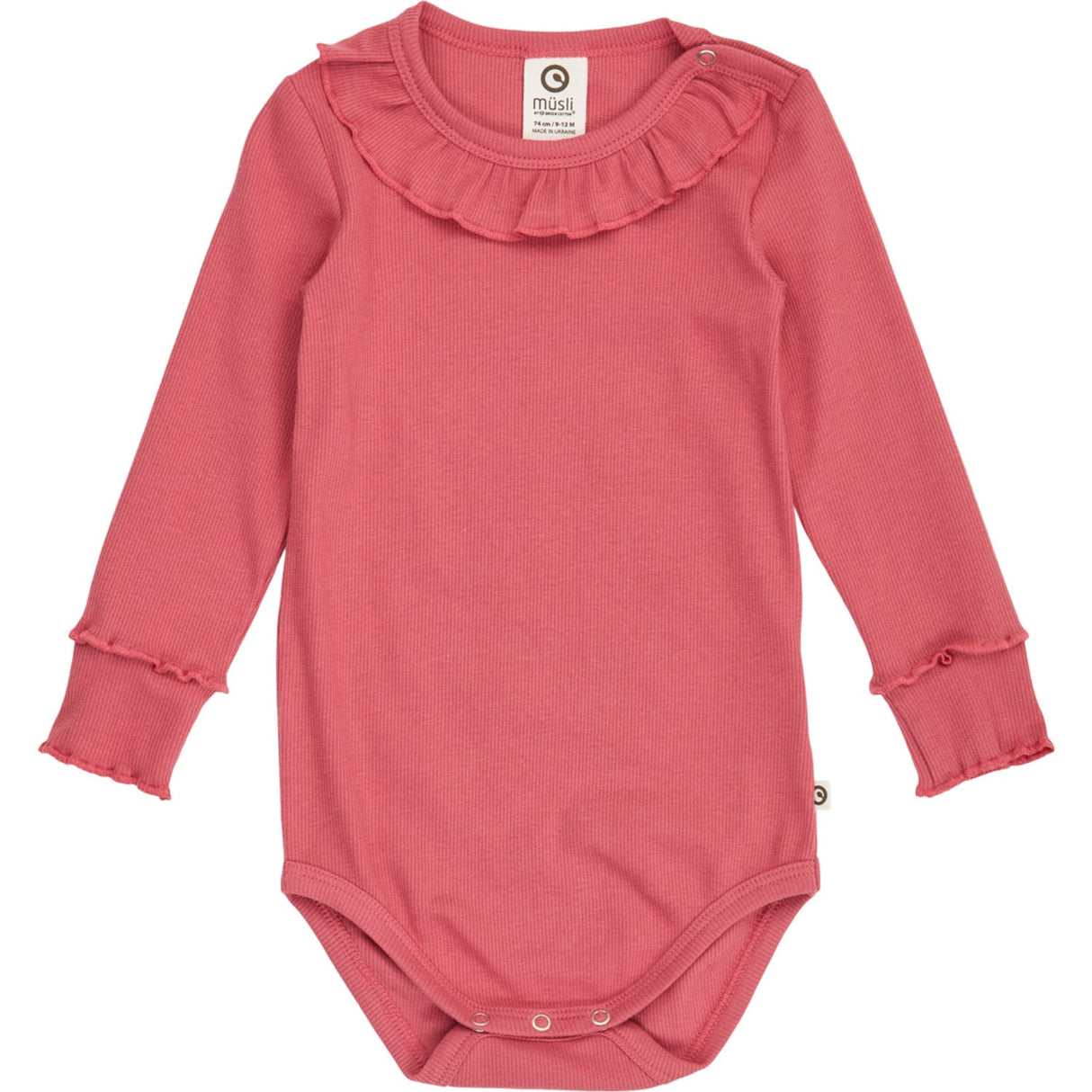 Müsli Baroque Rose Cozy Me Rib Flæse Krave L/S Body