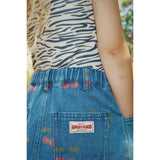 Konges Sløjd Ma Grande Cerise Denim Magot Printed Nederdel Gots